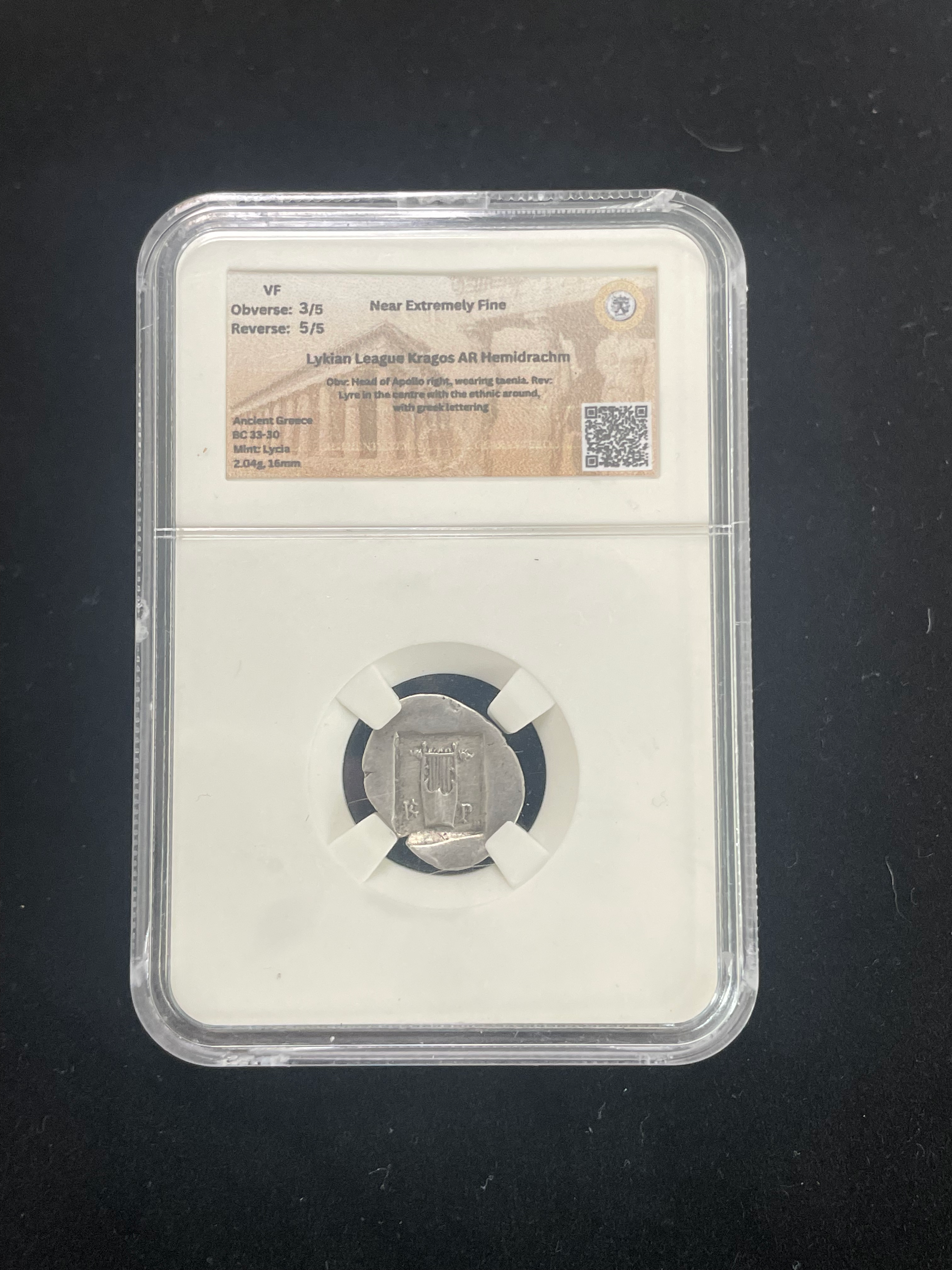 Lykian League AR Hemidrachm