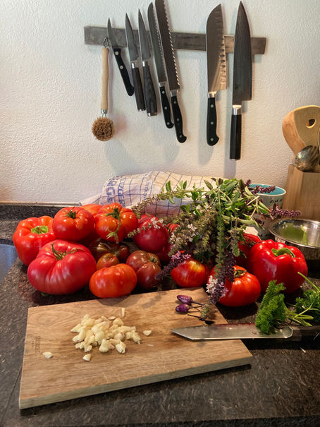Tomaten für unser WinterSugo für Pasta
