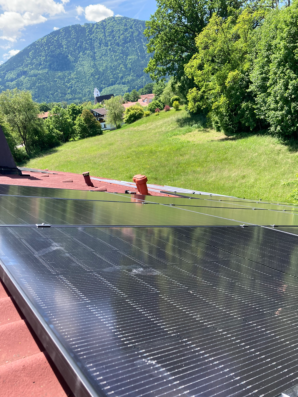Nun kann der Strom für den Eigenverbrauch fließen.