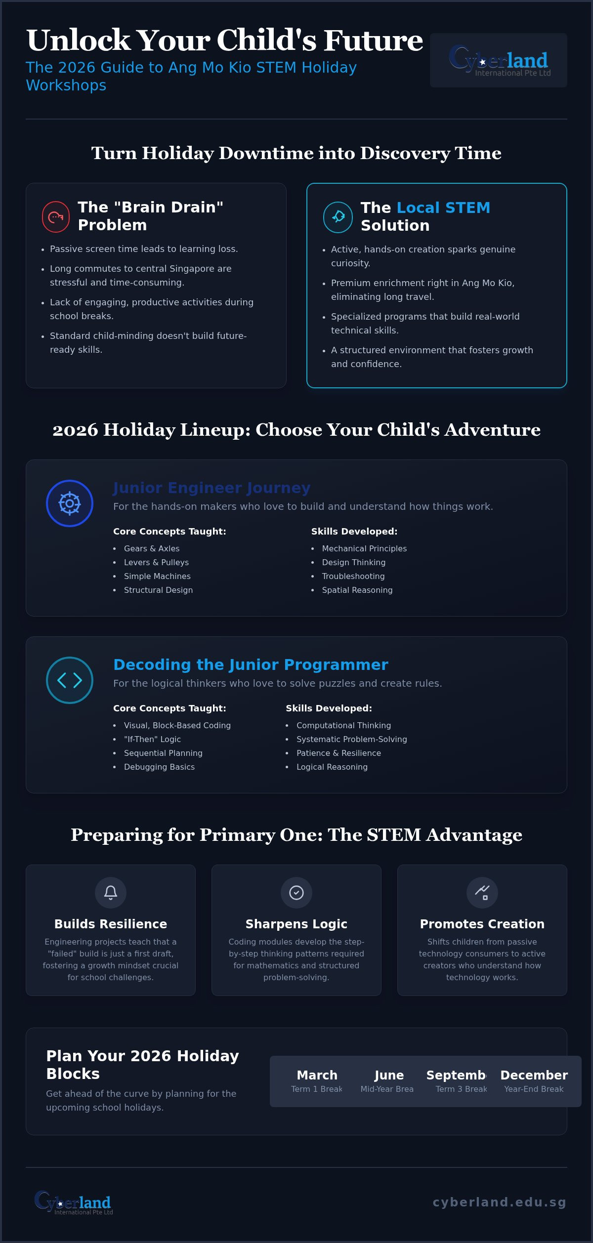 Holiday STEM workshops Ang Mo Kio