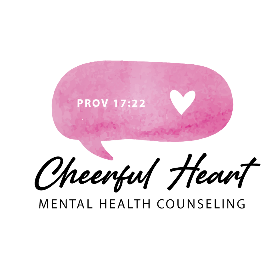 Cheerful Heart MHC PLLC Logo Pink