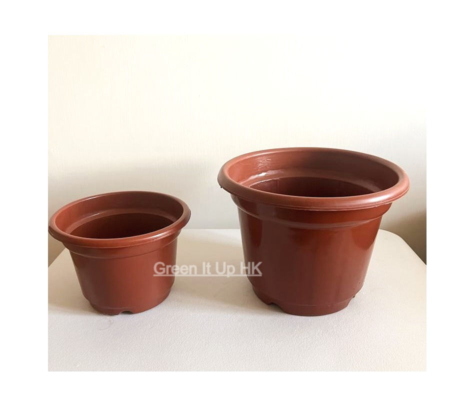 Thumbnail: Brown Plastic Pot 棕色塑料盆