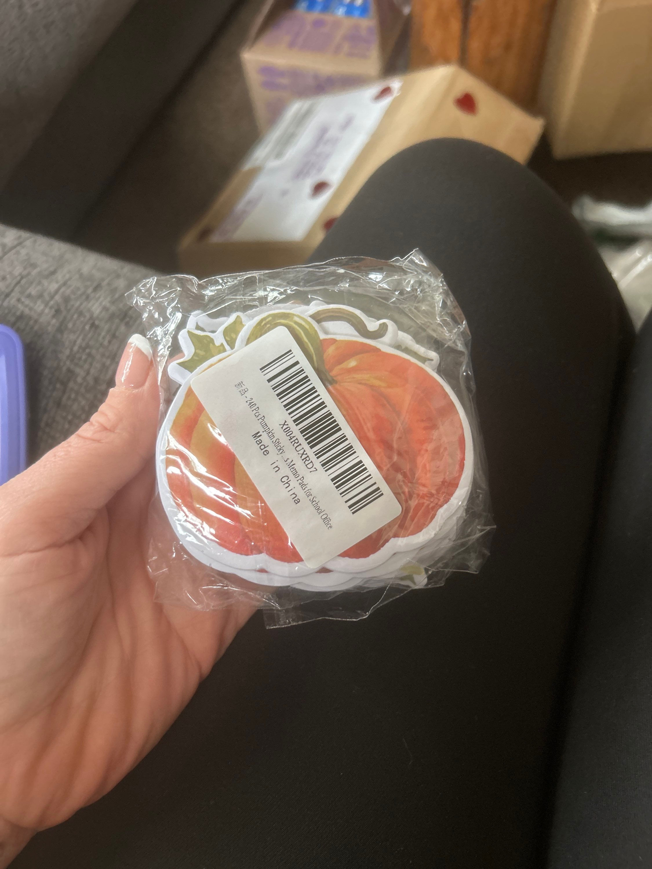 Fall sticky memo pads 