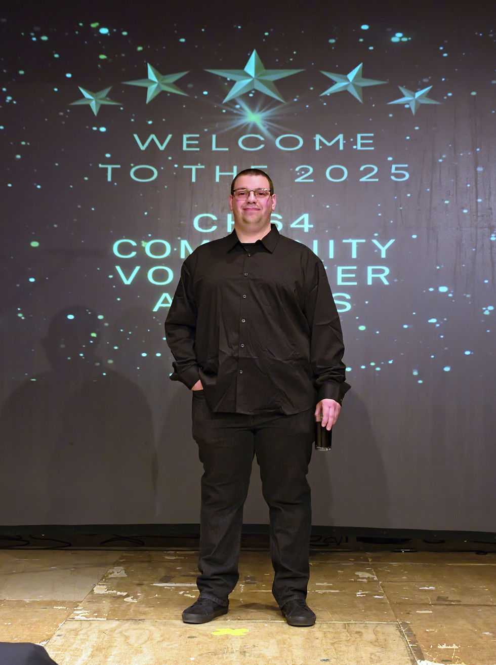 NCYC volunteer Dan who was nominated for the Inspiring Individual award