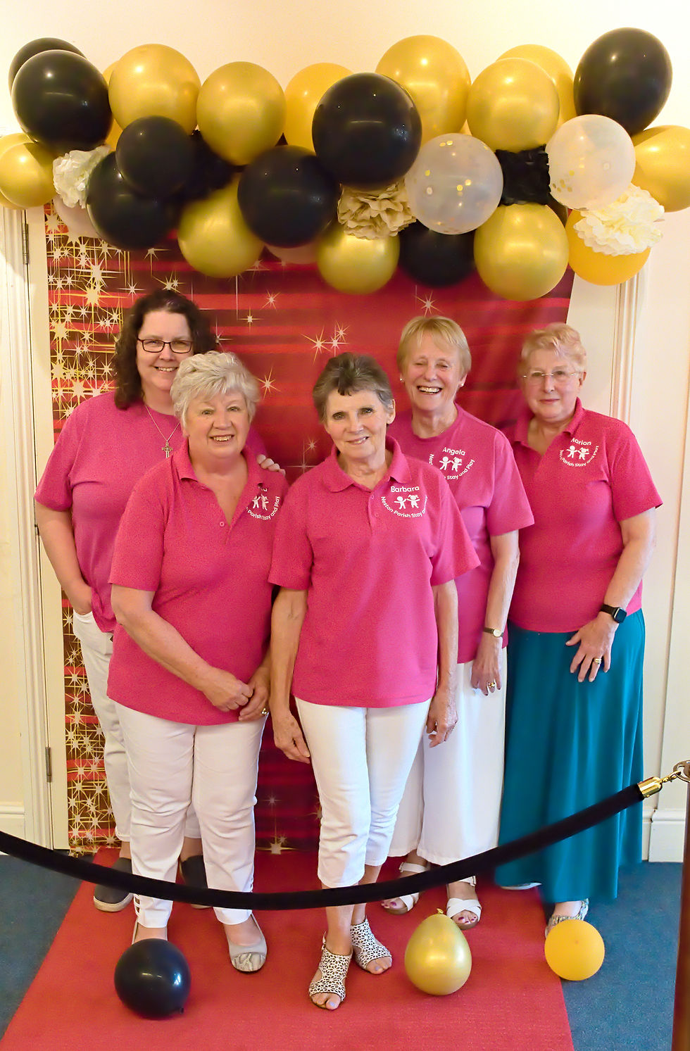 Angela and her team from Stay and Play. The team were nominated for the Community Pride award
