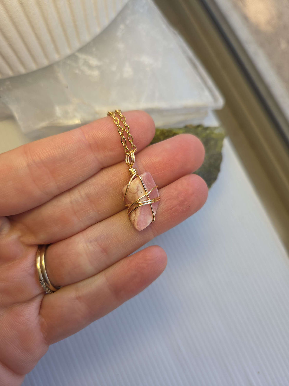 Thumbnail: Rhodocrosite - Gold (22"/56cm)