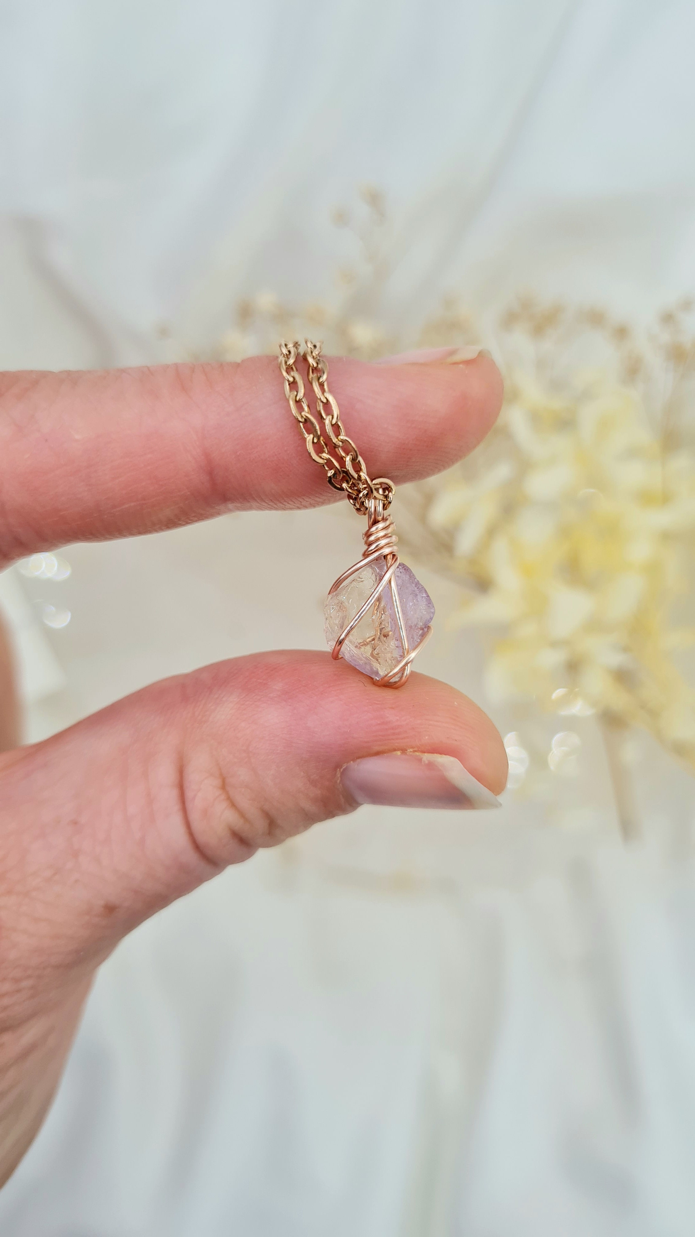 Ametrine - Rose Gold (16"/41cm)