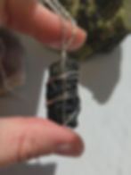 Thumbnail: Black Tourmaline - Silver (26"/66cm)