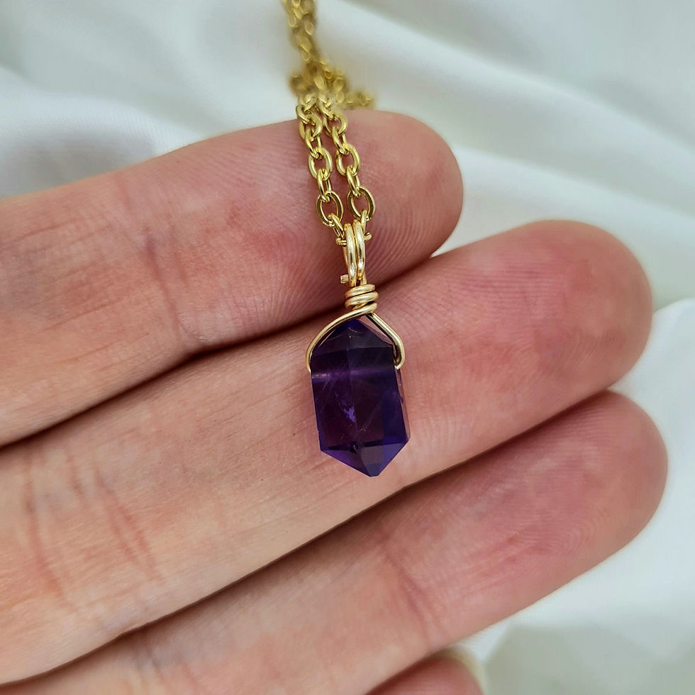 Amethyst Mini - Gold (18"/46cm)