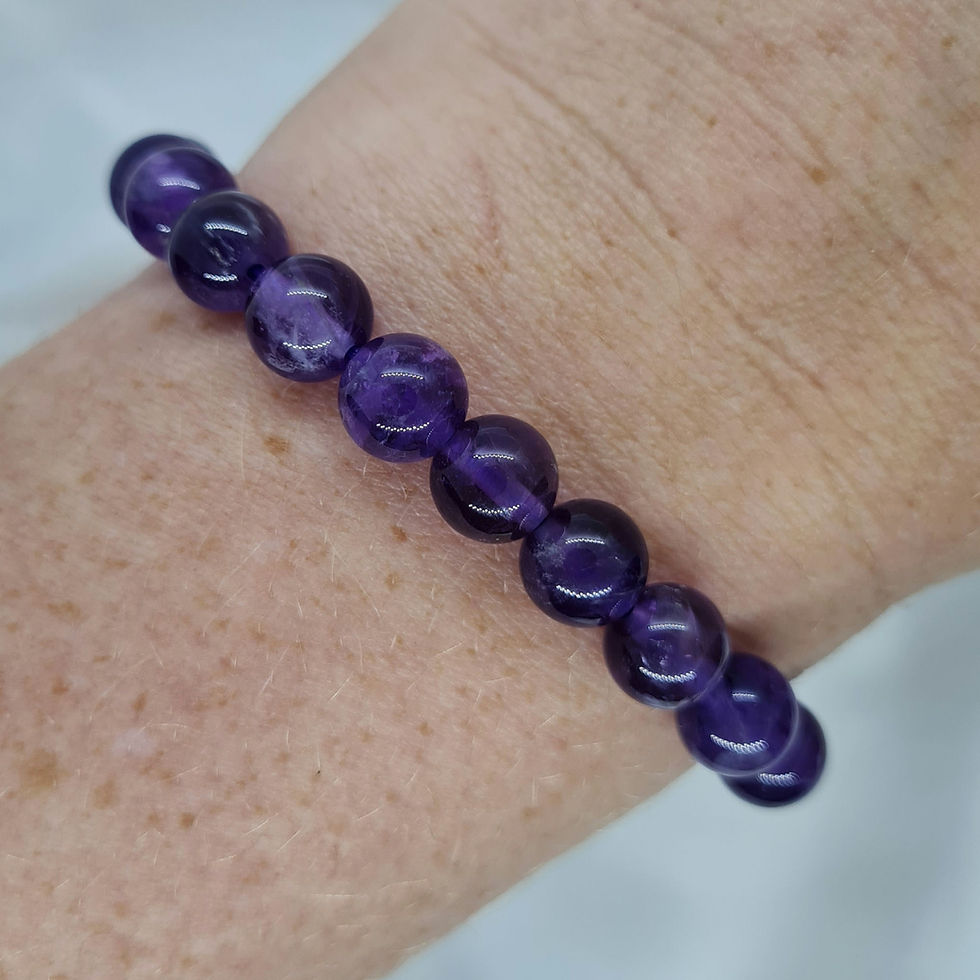 Amethyst 8mm Bracelet