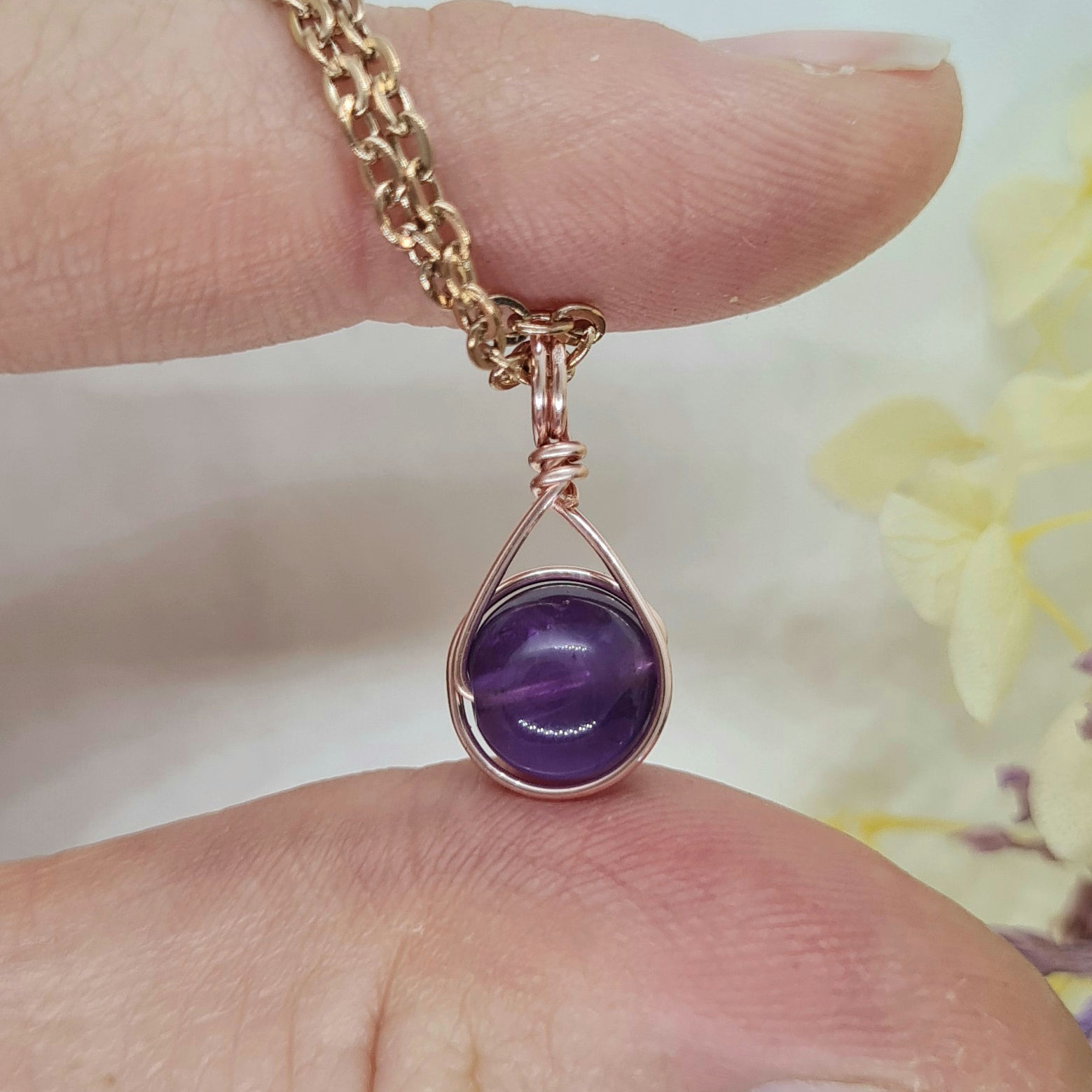 Amethyst - Rose Gold Prestige (20"/51cm)