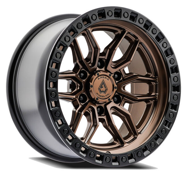 20x9 5x127 ET1 CB71.5 ARENA HUSTLE BRONZE LIP BLACK