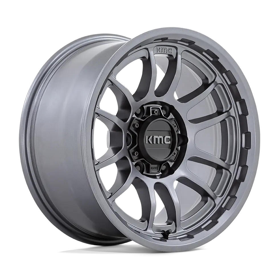 KMC KM727 WRATH MATTE ANTHRACITE 17x8.5 +0 106.1 Conical 6X139.7