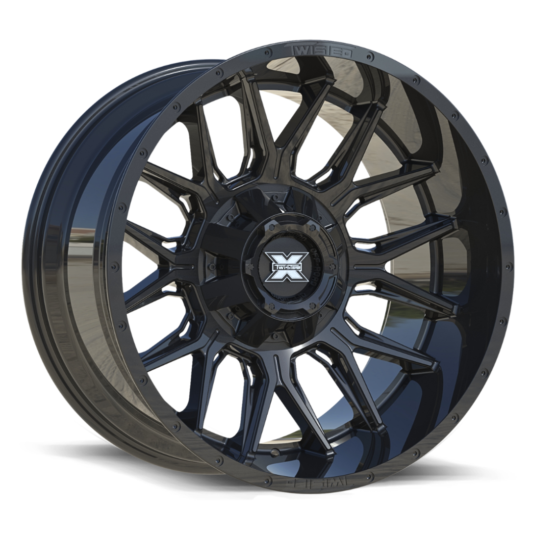 TWISTED OFF-ROAD TW1 22x10 8x165.1 / 8x180 -18 Gloss Black