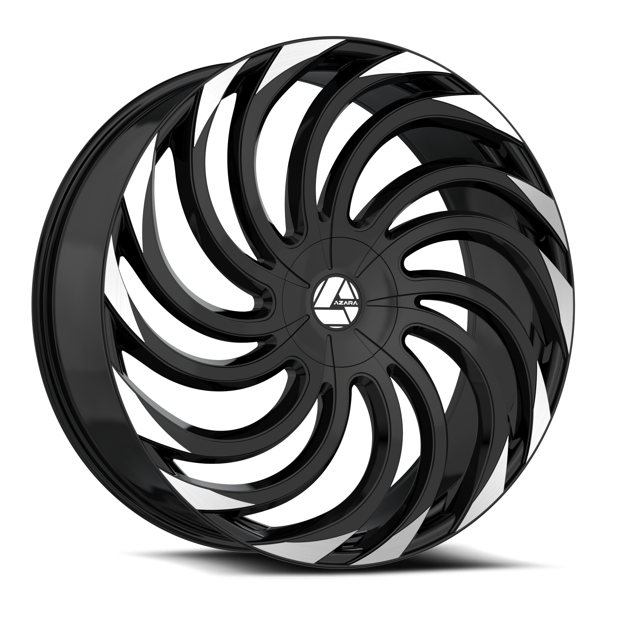 Azara AZA-534 18x8.0 5x114.3 / 5x120 +35 Gloss Black Machined