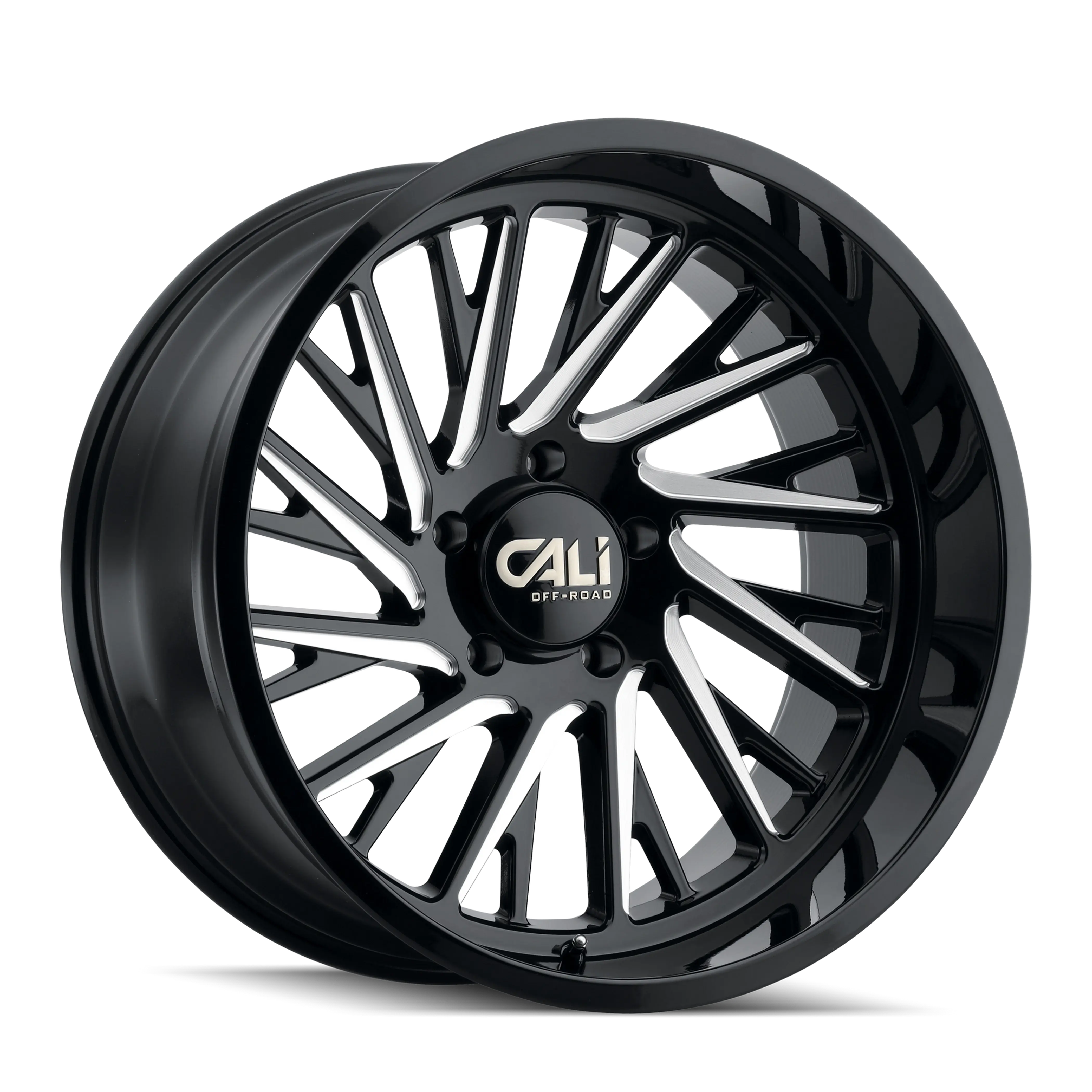 CALI PURGE GLOSS BLACK MILLED  22x12      ET: -51       125.2  Conical    8X170