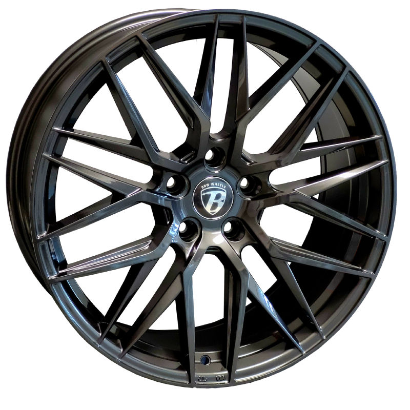 Bad Boy Wheel BBW590 19x8.5 5x114.3 offset 40 cb 67.1 Gun Metal