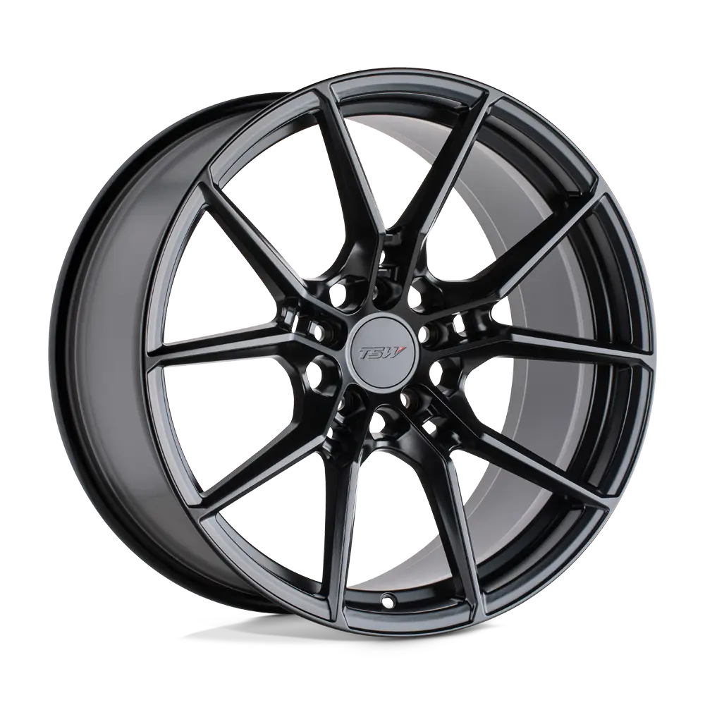 TSW NEPTUNE SEMI GLOSS BLACK  18x8      ET: 35       72.1  Conical    5X100