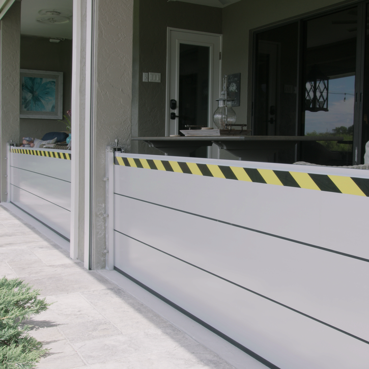 Professional Dam Easy installation on Cape Coral residence.