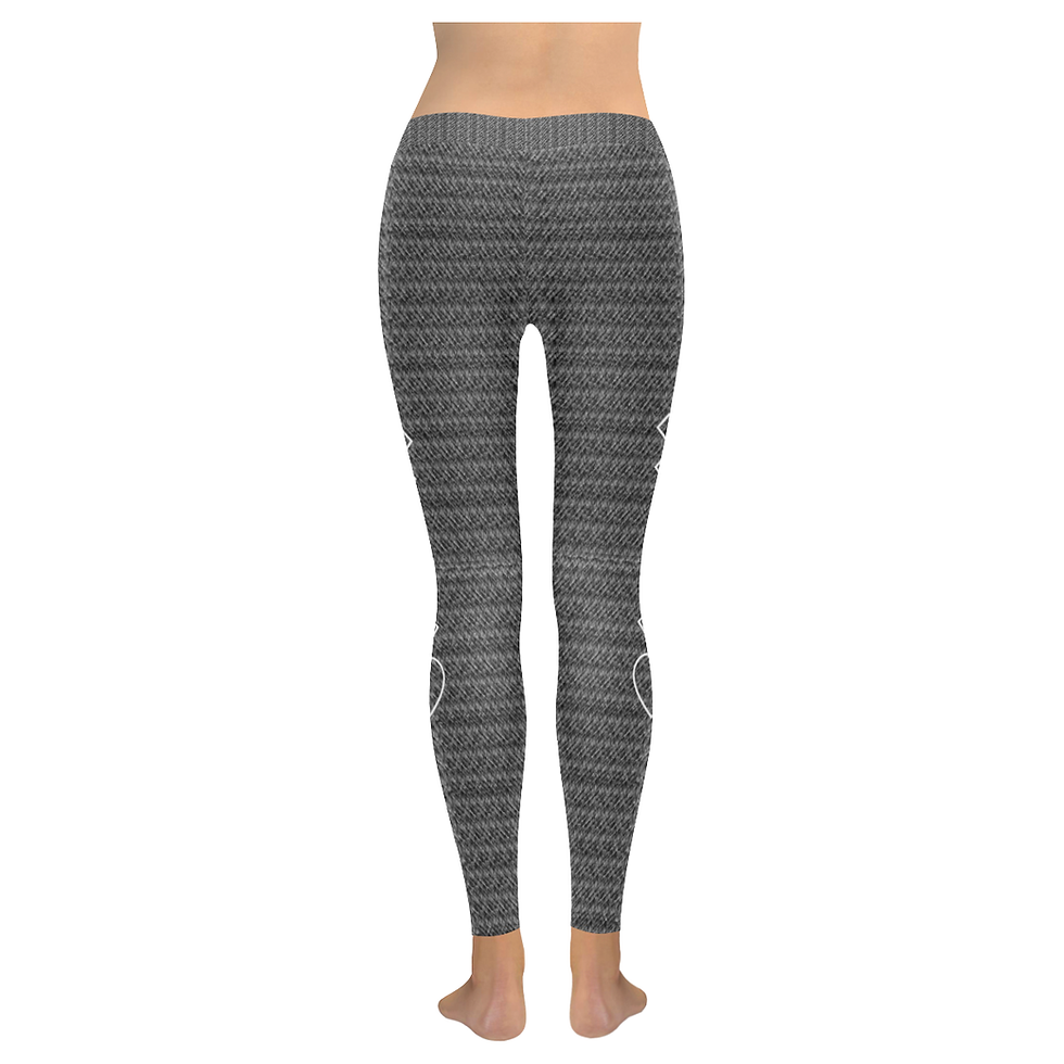 Thumbnail: Kiss Cut Grey-Hound Leggings