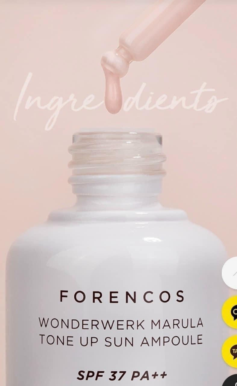 Thumbnail: Forencos WonderWerk Marula Tone Up Sun Ampoule