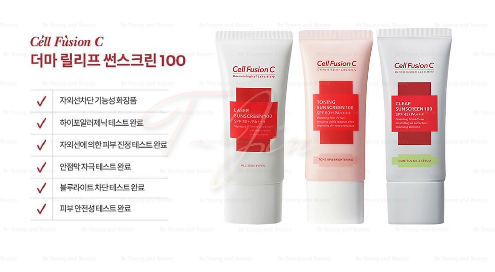 Thumbnail: Cell Fusion C  Sunscreen SPF50+/PA+++ 50ml (3 Types)