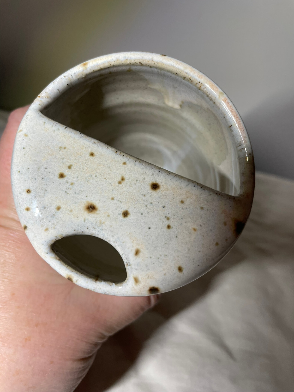 Thumbnail: All Ceramic Keep Cup in Brown Speckle Glaze - SOLD