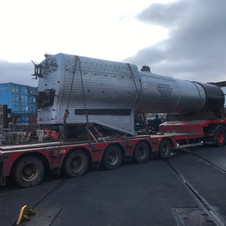 The Kings boiler arrives