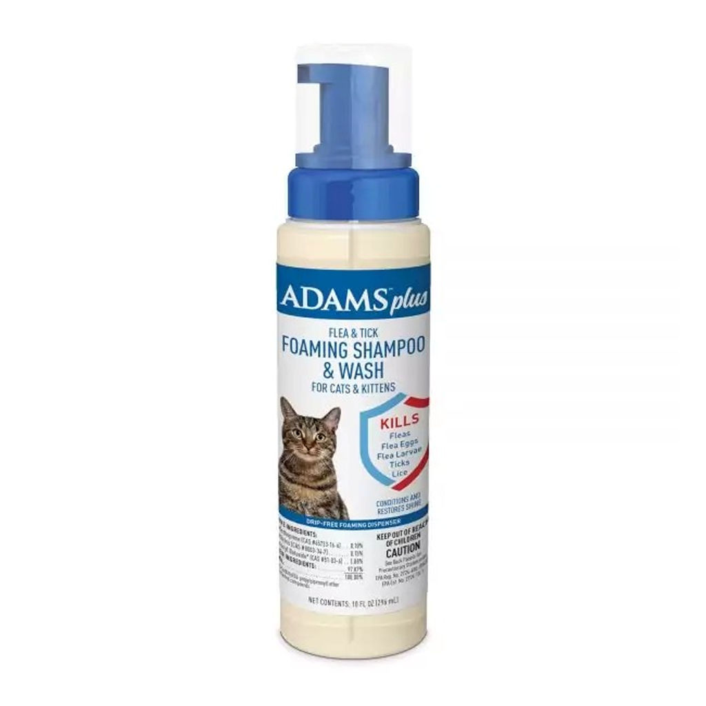 Adams Plus FleanAnd Tick Shampoo Foaming For Cats & Kitten