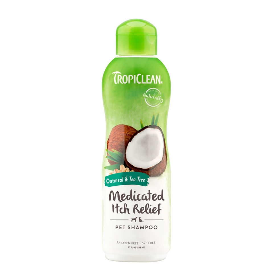 Tropiclean Shampoo De Avena y Arbol de Té Para La Comezon - 12Onz