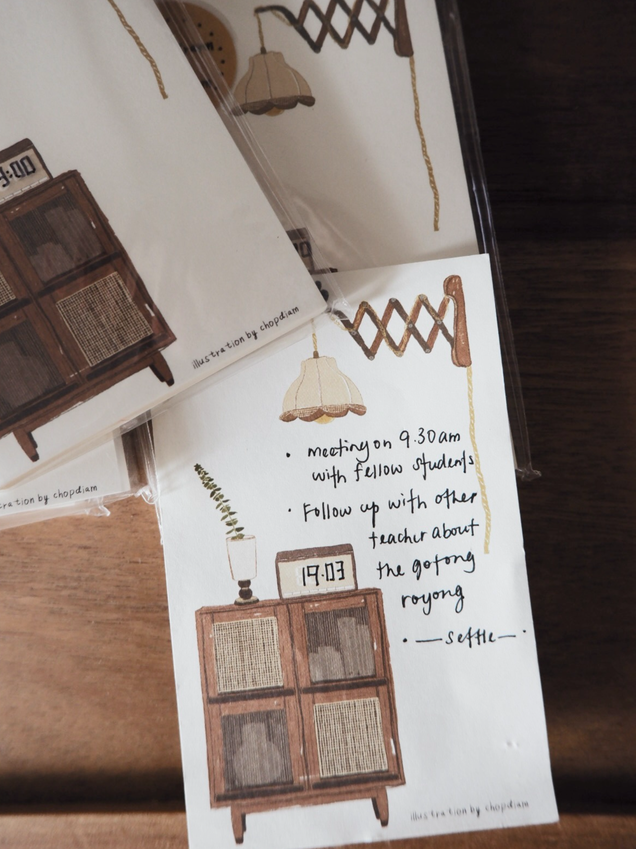 My Kind of Antique Style - Cupboard Memopad