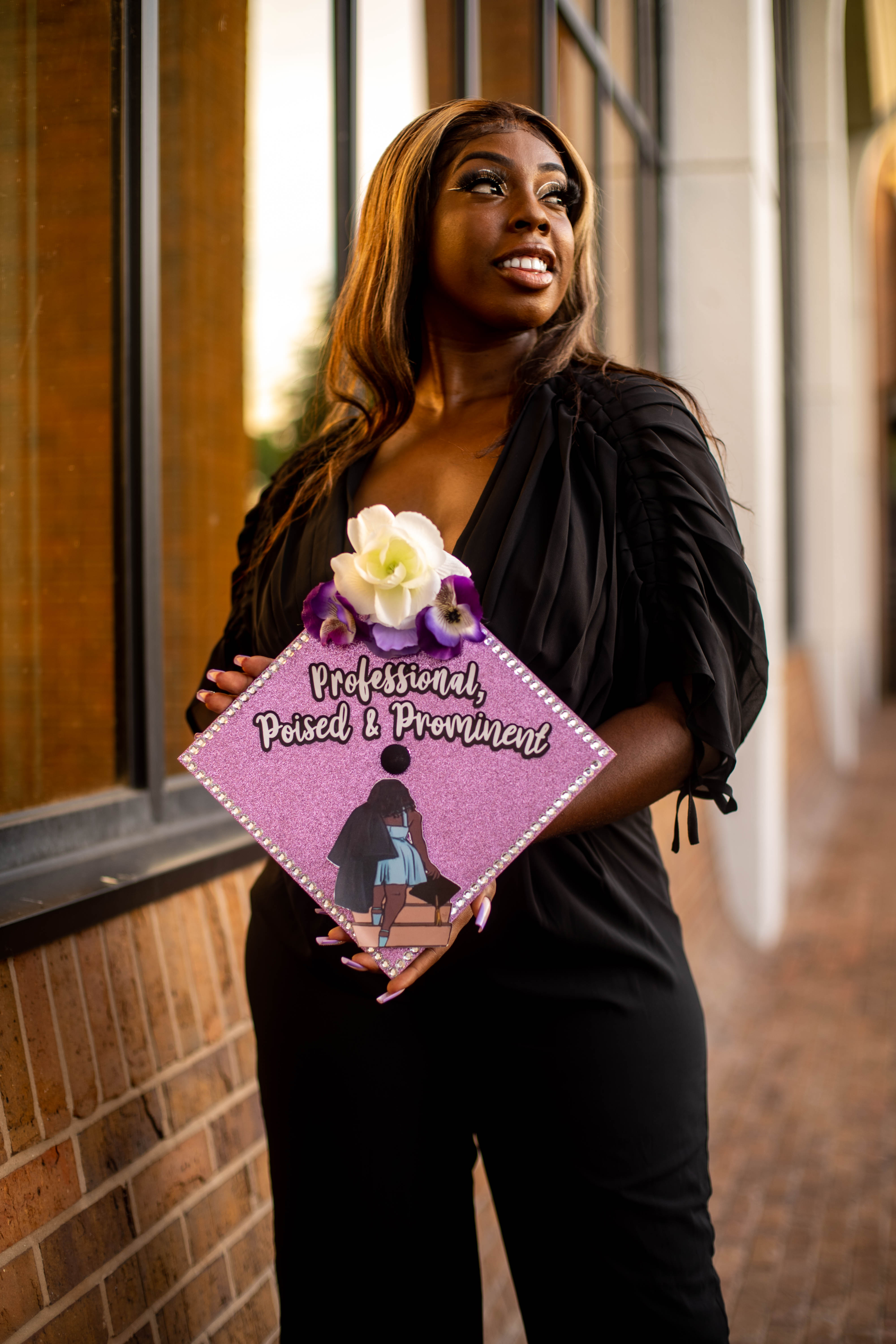 Graduation portrait by Right On Target Media