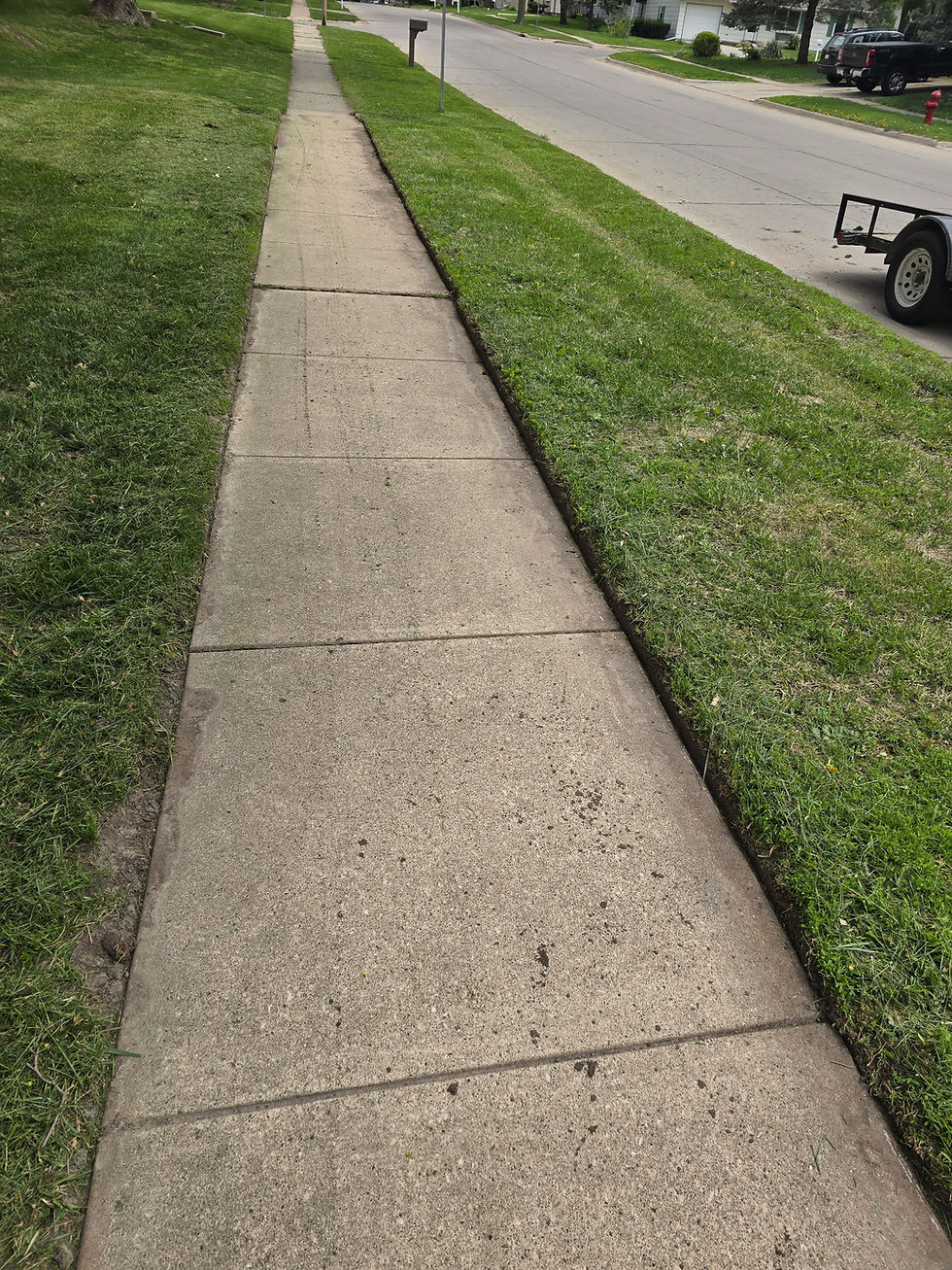 CRISP SIDEWALK