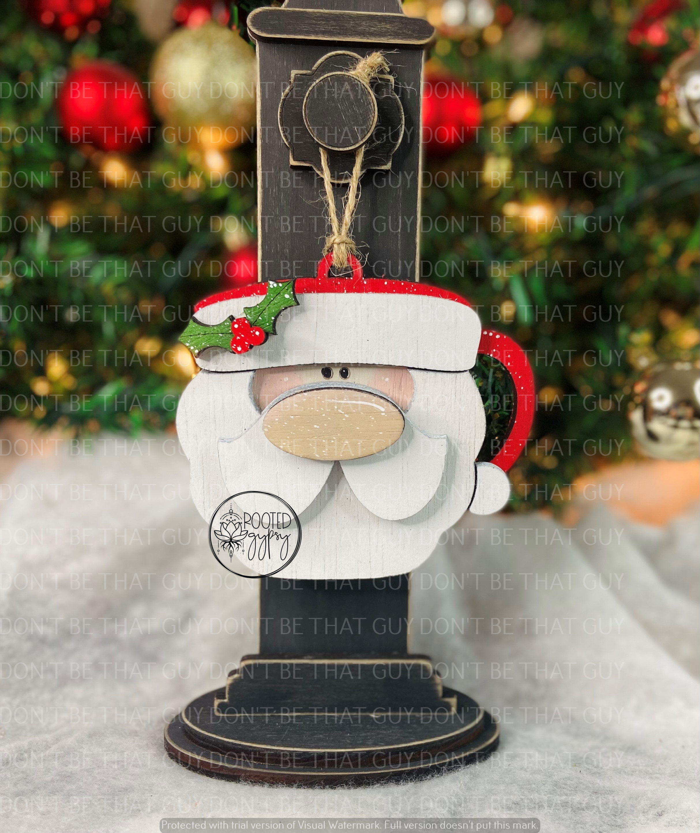 Santa Mug Ornament