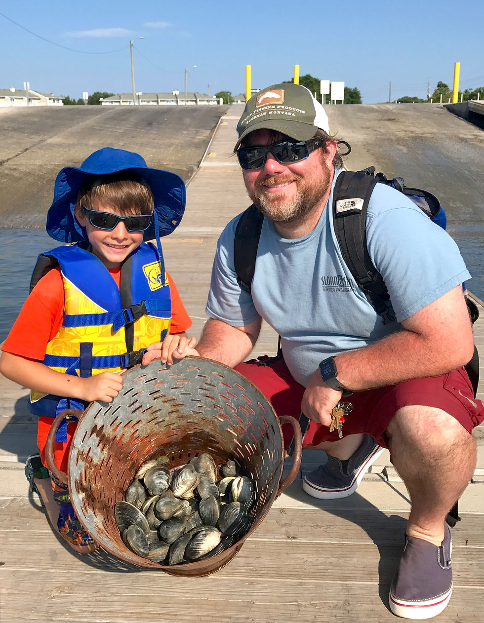 June 2017 Clamming.