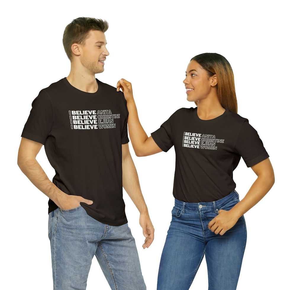 Thumbnail: "I Believe Women." Jersey Short Sleeve Tee