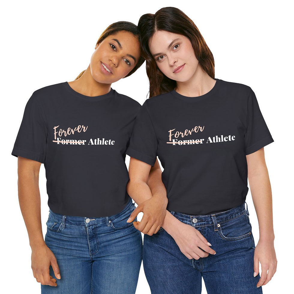 Thumbnail: "Forever Athlete" Unisex Jersey Short Sleeve Tee (black)