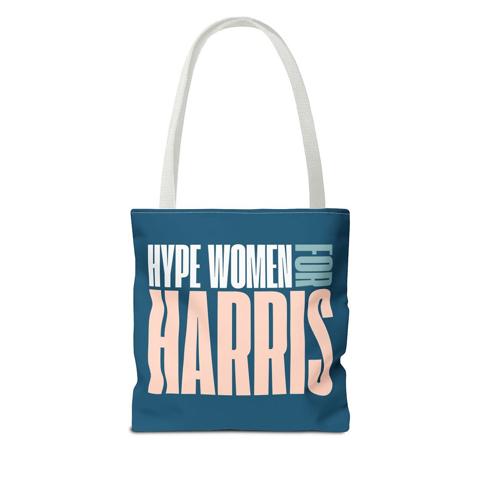 Thumbnail: "Vibes to Votes" Hype Women for Harris Tote Bag 