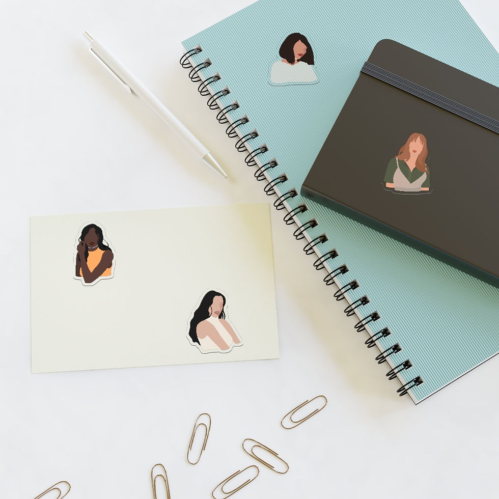 Thumbnail: Ella Ladies Sticker Sheets #2