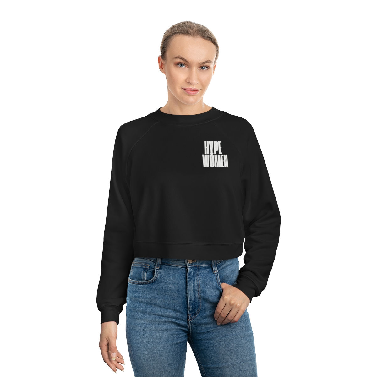 Hype Women Women's Cropped Fleece Pullover