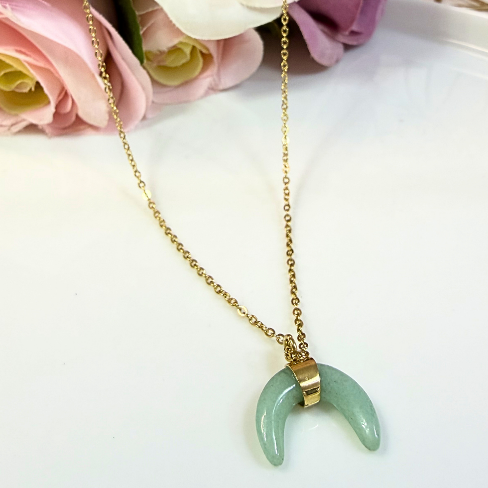Miniatura: Collar Cuerno de Luna Verte
