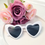 Miniatura: Lentes de Sol Corazón Blancos