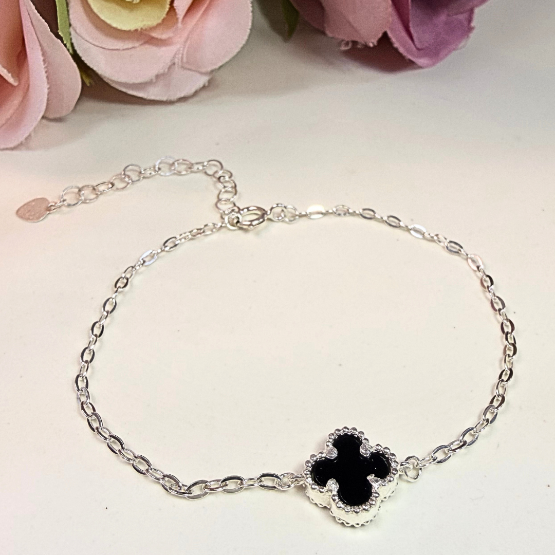 Pulsera Trebol Negro