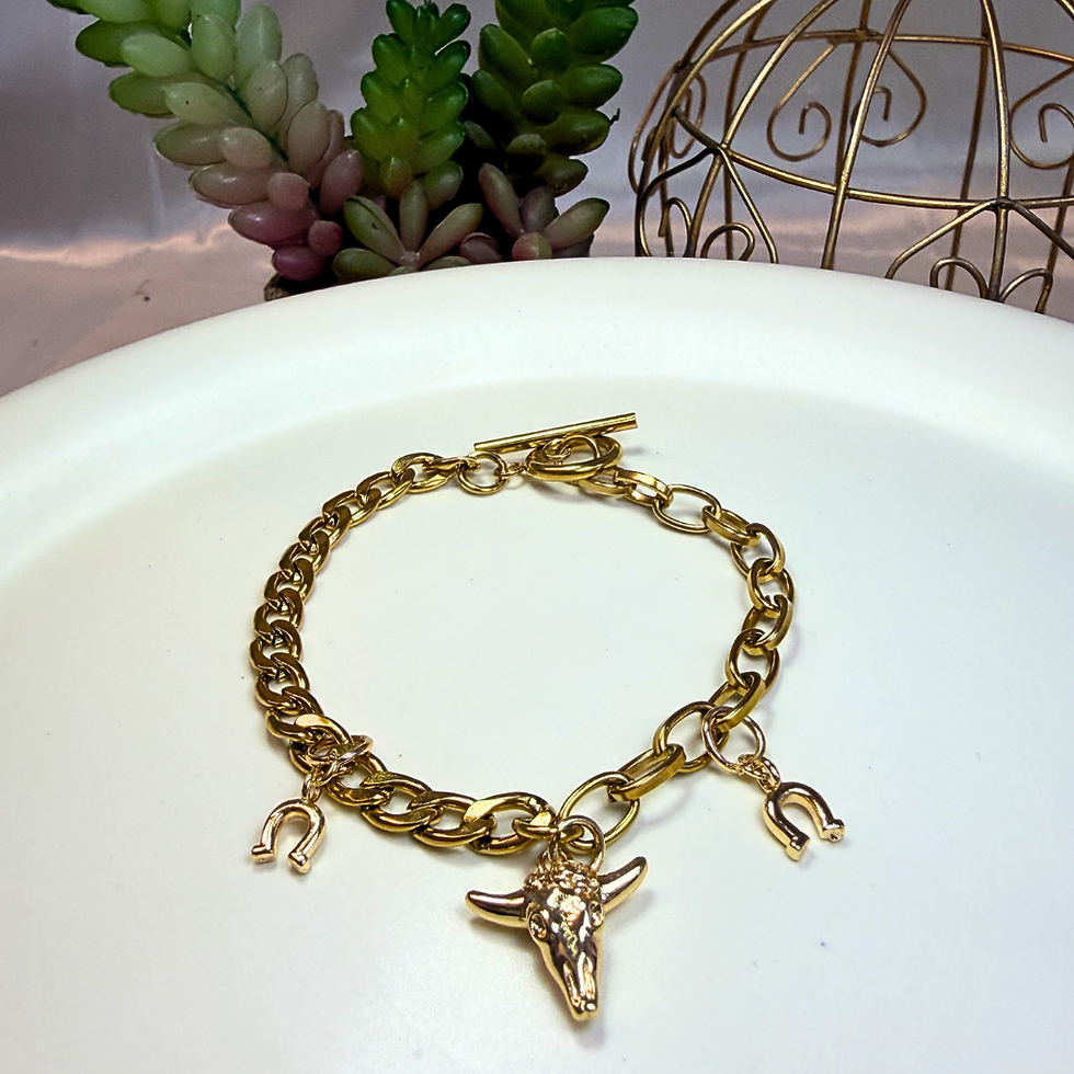 Miniatura: Pulsera Vaquera Cabeza de Toro