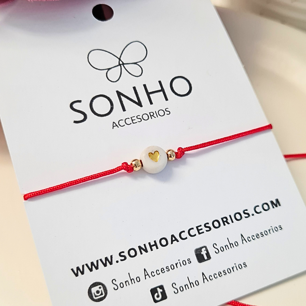 Miniatura: Pulsera Hilo Rojo Corazón