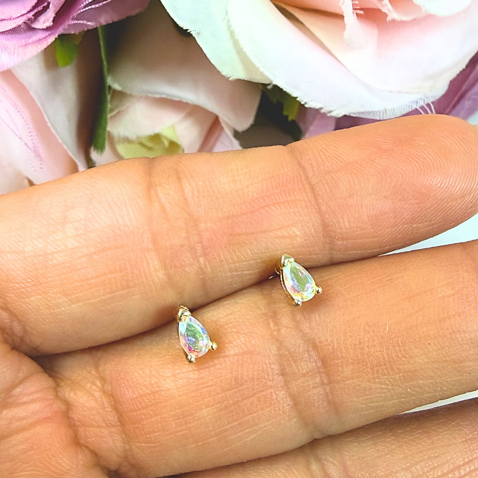 Miniatura: Arete Gota Tornasol
