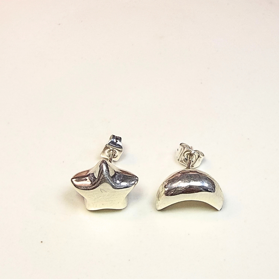 Miniatura: Aretes Estrella y Luna