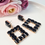 Miniatura: Aretes Cubo Negro