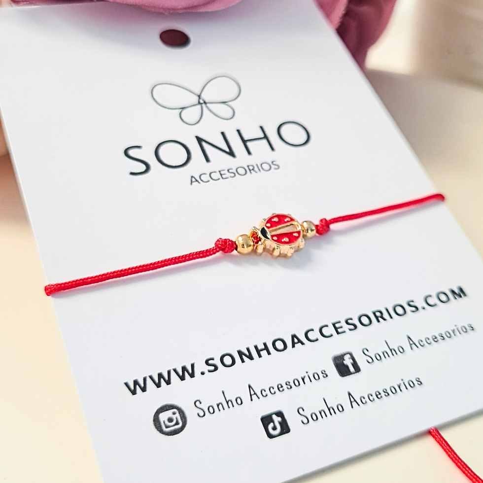 Miniatura: Pulsera Catarina Hilo Rojo