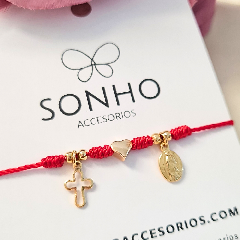 Miniatura: Pulsera Hilo Rojo Religiosa